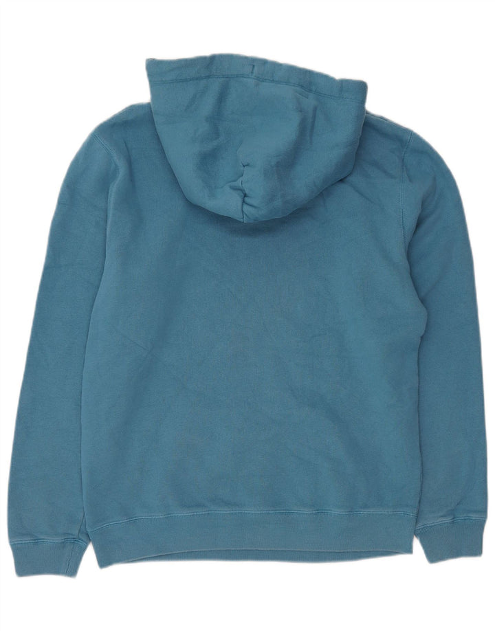 Jack Wills Mens Graphic Hoodie Jumper Medium Blue Cotton