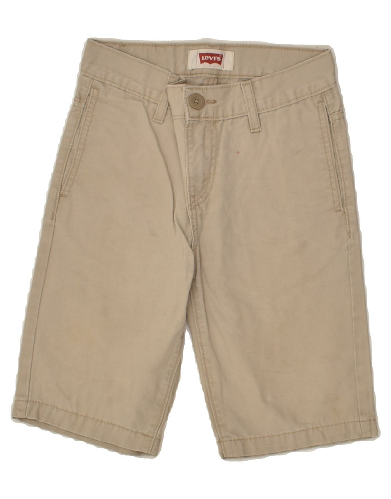 LEVI'S Boys Chino Shorts 9-10 Years W25 Beige Cotton | Vintage Levi's | Thrift | Second-Hand Levi's | Used Clothing | Messina Hembry 