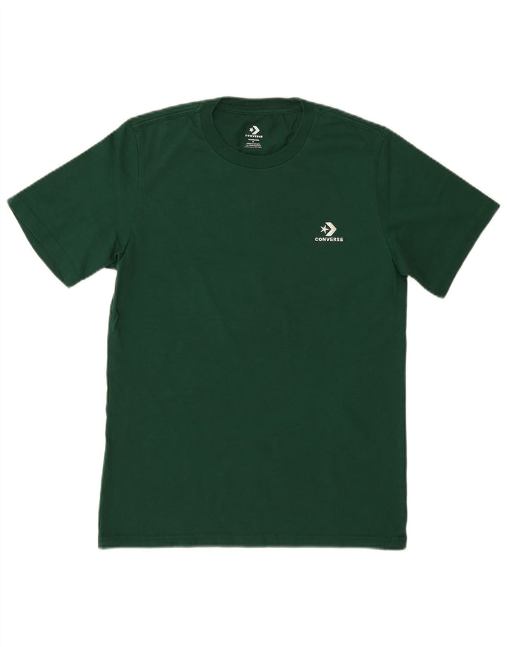 Converse Mens T-Shirt Top XS Green