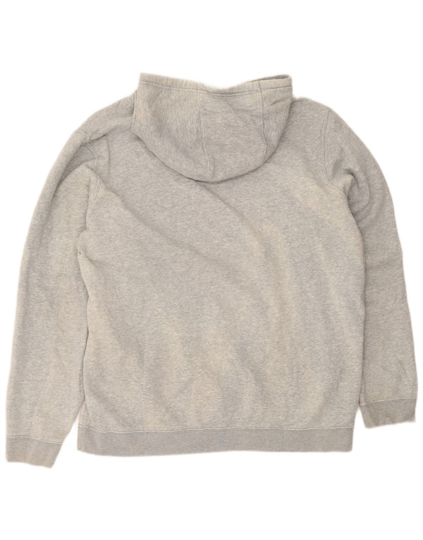 Nike Mens Hoodie Jumper XL Grey Cotton