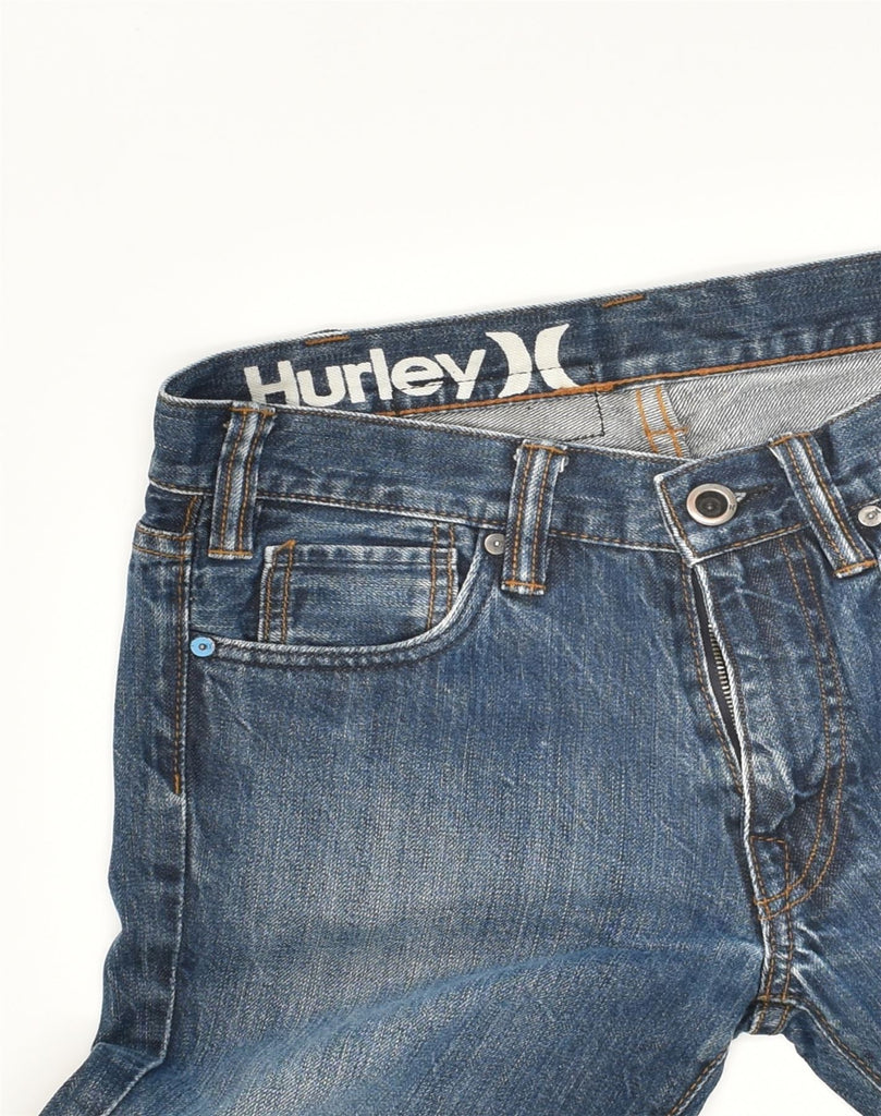 HURLEY Mens Slim Jeans W28 L31  Navy Blue Cotton | Vintage Hurley | Thrift | Second-Hand Hurley | Used Clothing | Messina Hembry 