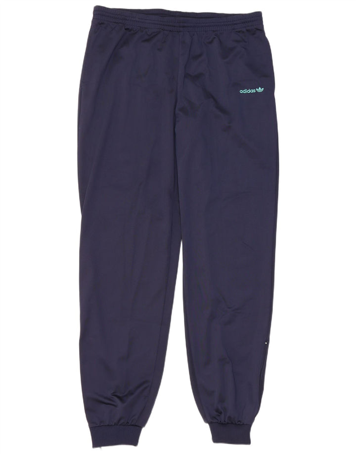 Adidas Mens Tracksuit Trousers Joggers Large Navy Blue