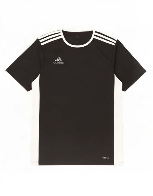 Adidas Mens Aeroready T-Shirt Top Small Black Colourblock Polyester