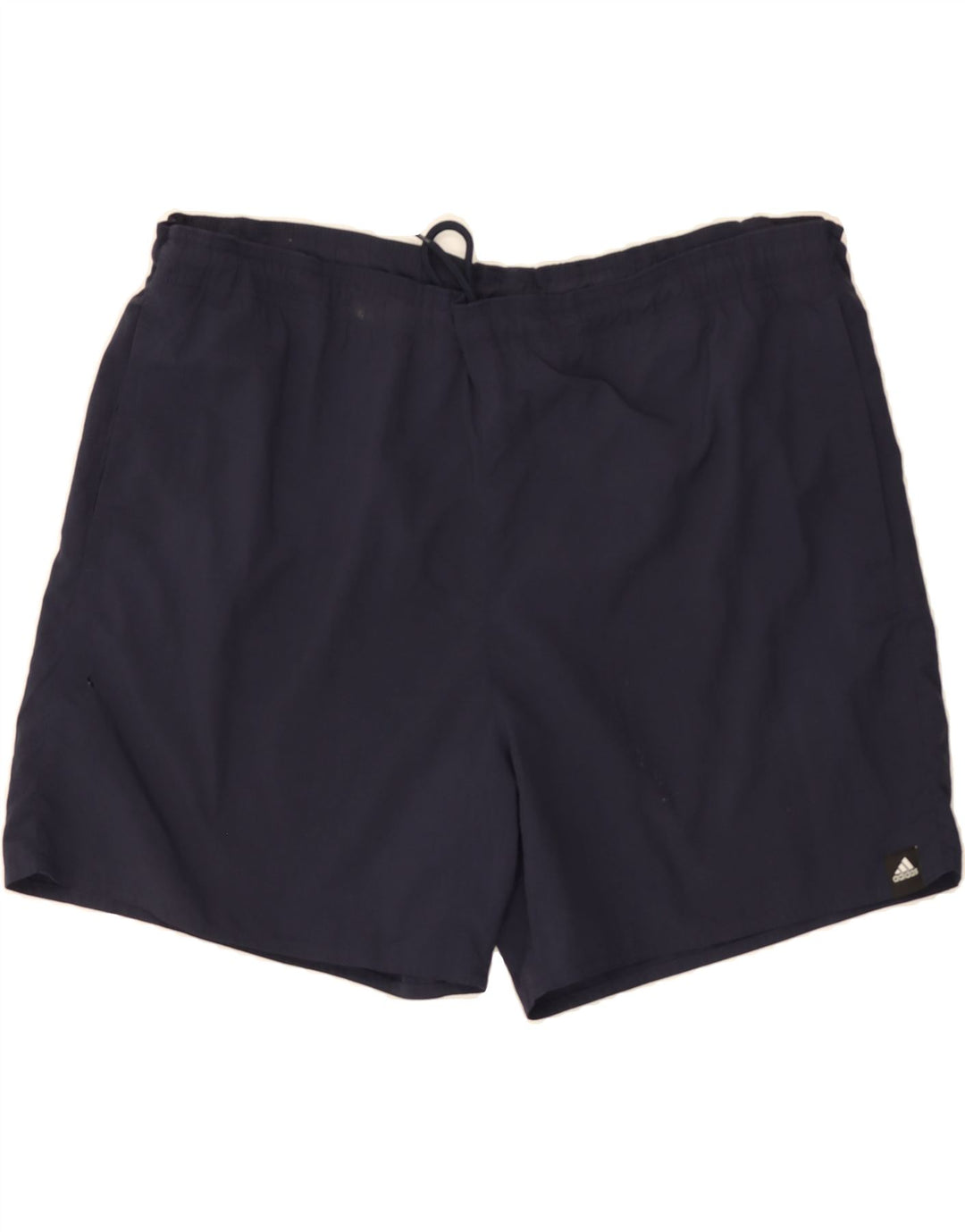 ADIDAS Mens Sport Shorts XL Navy Blue Nylon Vintage Adidas and Second-Hand Adidas from Messina Hembry 