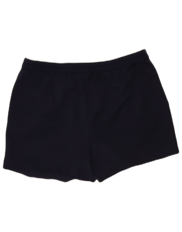 Sergio Tacchini Mens Chino Shorts W42 2XL Navy Blue Polyester