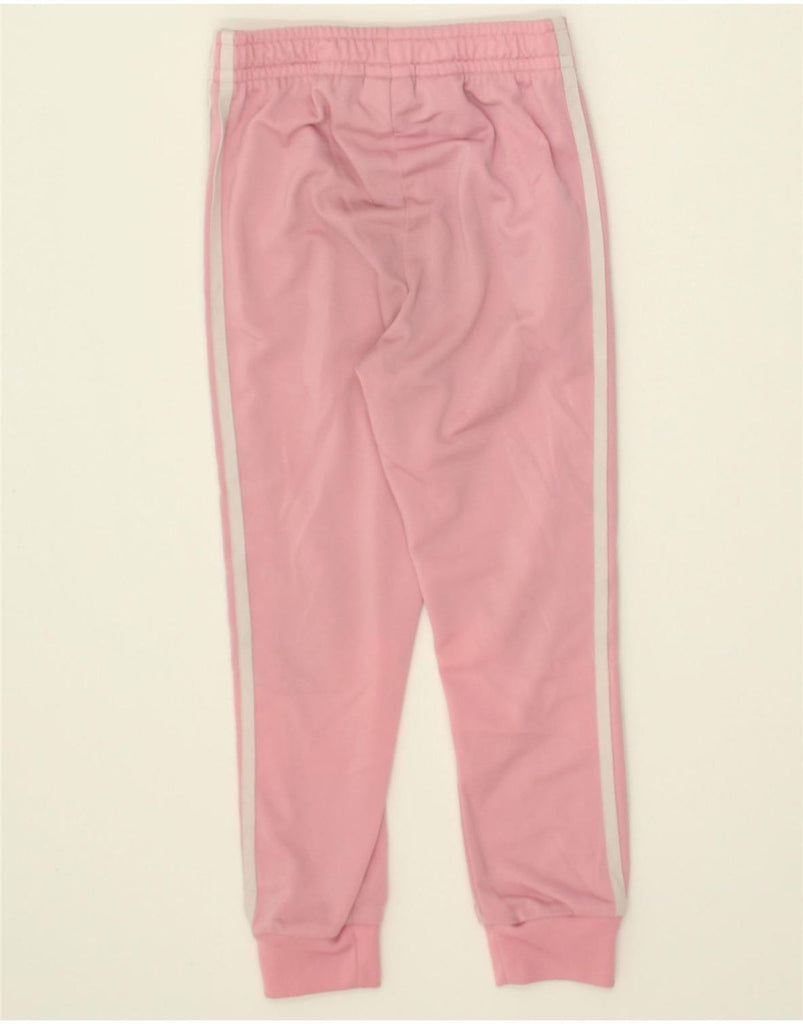 ADIDAS Girls Tracksuit Trousers Joggers 7-8 Years Pink Polyester | Vintage Adidas | Thrift | Second-Hand Adidas | Used Clothing | Messina Hembry 