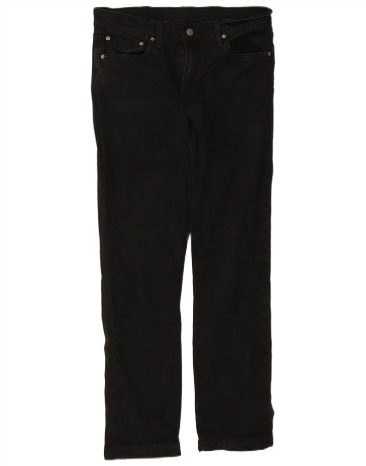 Levi's Mens 511 Slim Jeans W32 L30 Black Cotton