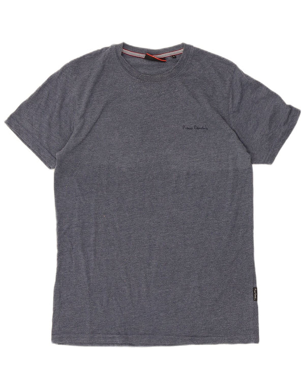 Pierre Cardin Mens T-Shirt Top Small Navy Blue Cotton