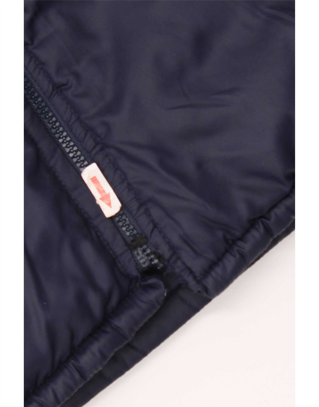 Vintage Mens Reversible Padded Jacket UK 38 Medium Navy Blue Colourblock