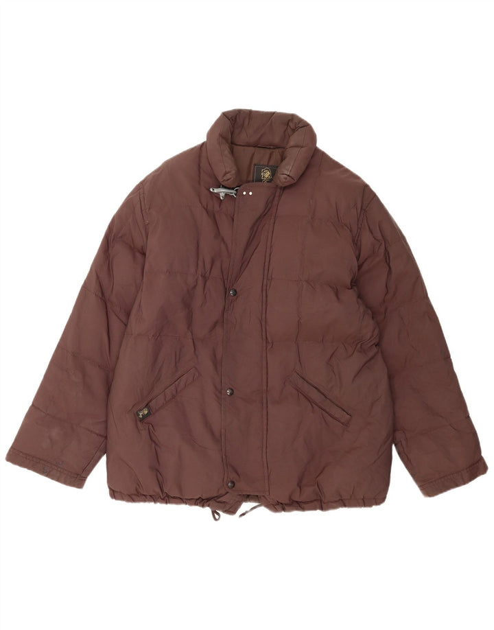 Fay Womens Padded Jacket UK 44 2XL Brown Polyamide