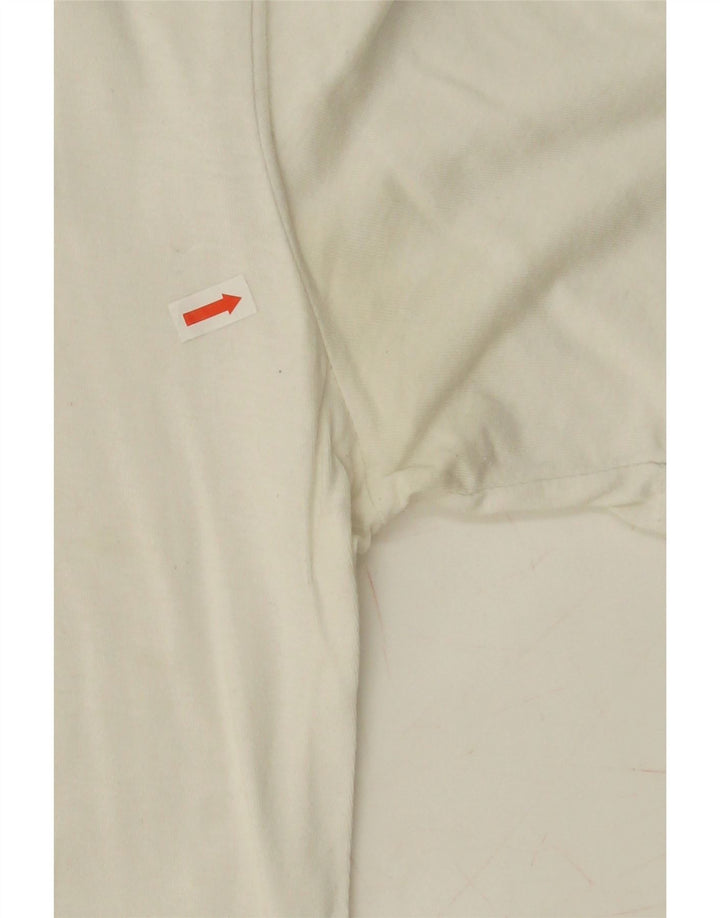 NIKE Mens Athletic Cut Graphic T-Shirt Top Small White Cotton Vintage Nike and Second-Hand Nike from Messina Hembry 