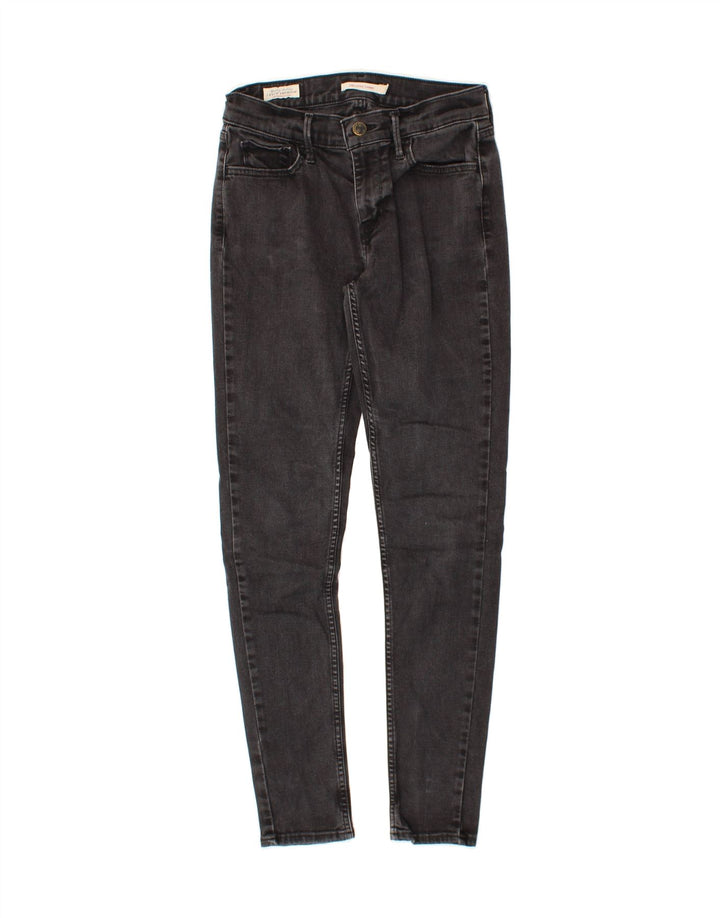 LEVI'S Womens 710 Super Skinny Jeans W29 L28 Black Vintage Levi's and Second-Hand Levi's from Messina Hembry 
