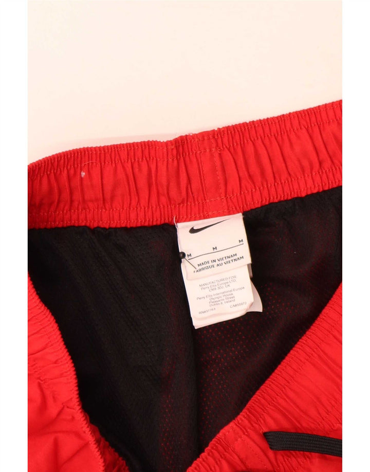 Nike Mens Graphic Swimming Shorts Medium Red Polyester