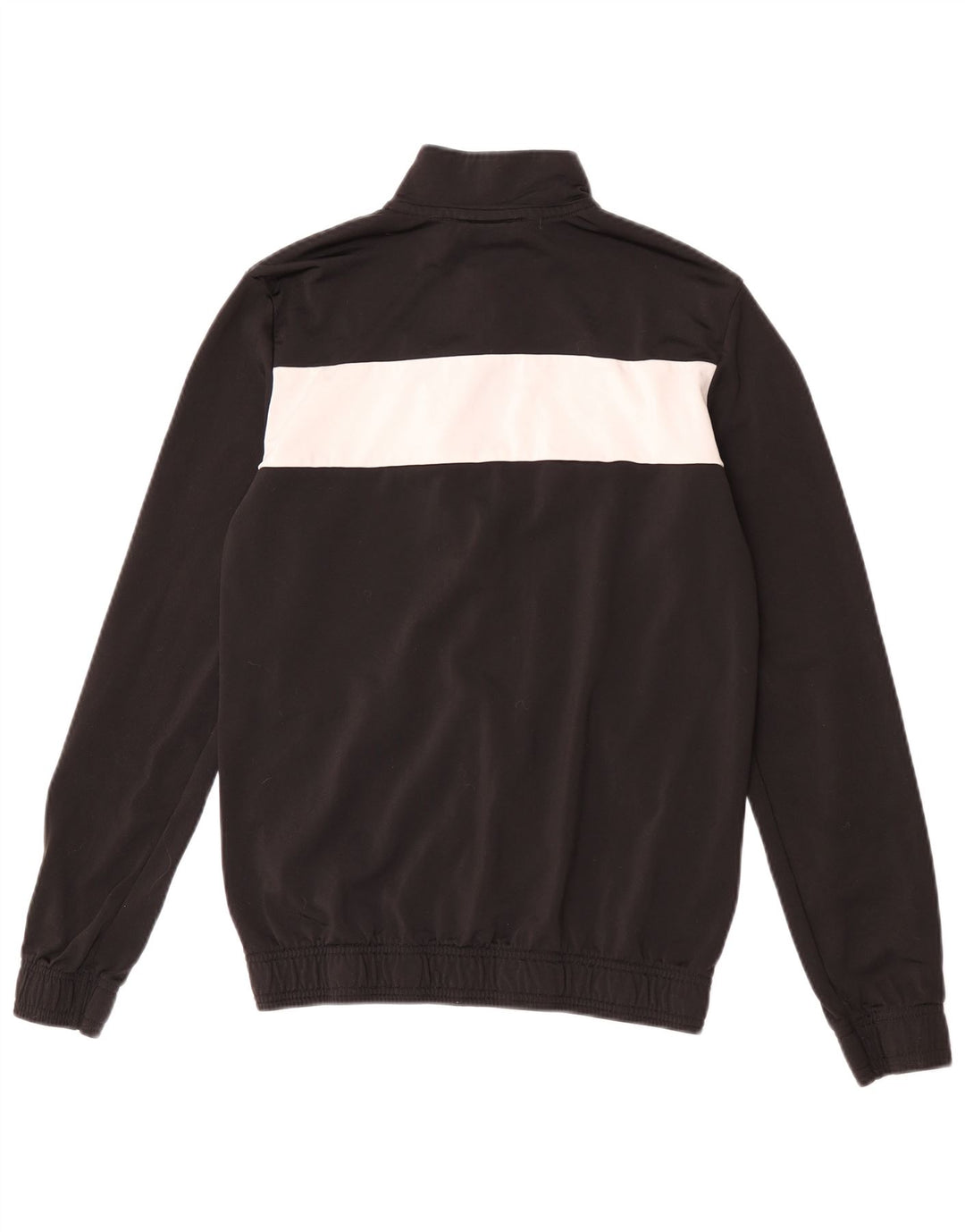 Puma Boys Tracksuit Top Jacket 15-16 Years Black Colourblock Polyester
