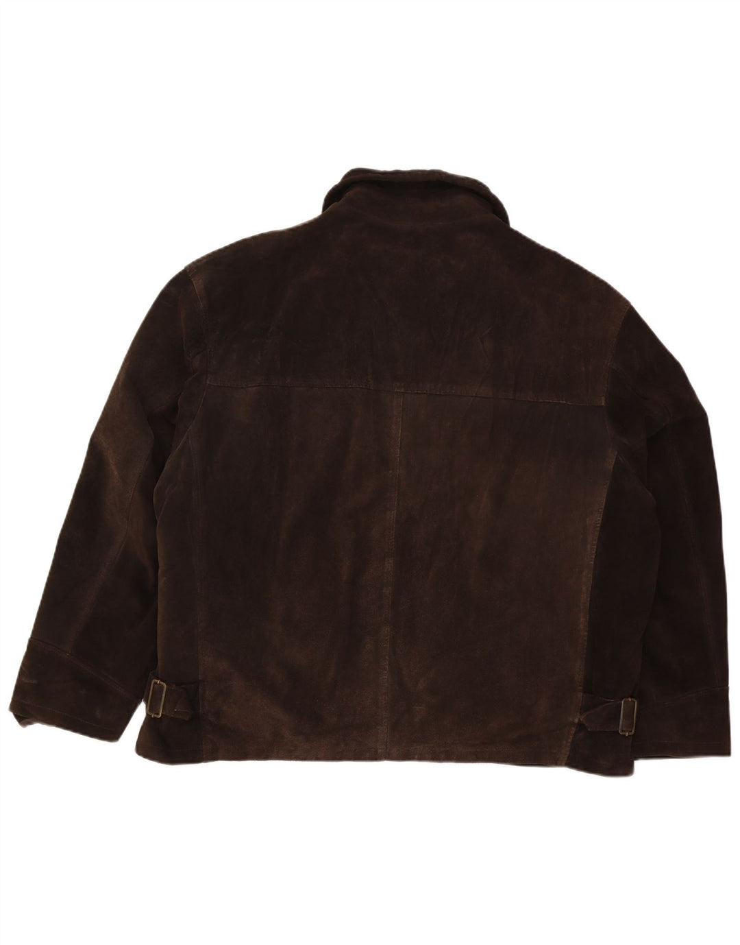 Evolution Mens Suede Jacket IT 56 3XL Brown Leather