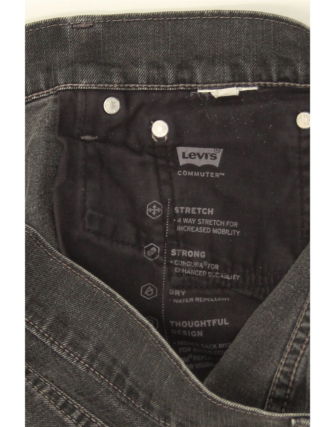 Levi's Mens Straight Jeans W30 L30 Grey