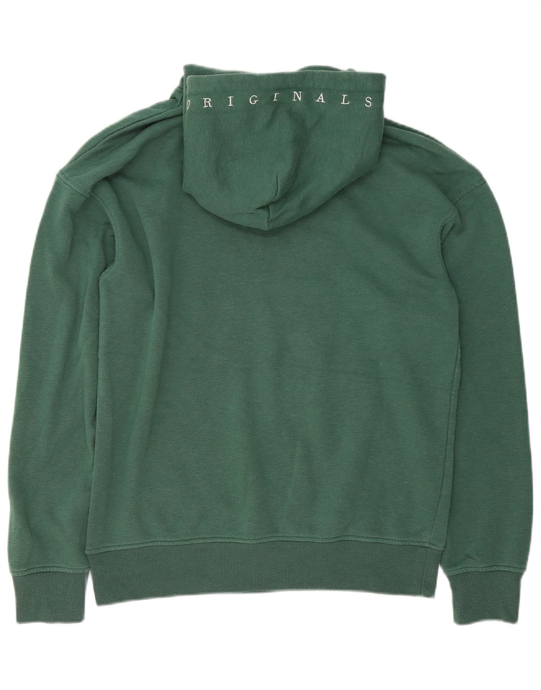 Jack & Jones Mens Hoodie Jumper Medium Green Cotton