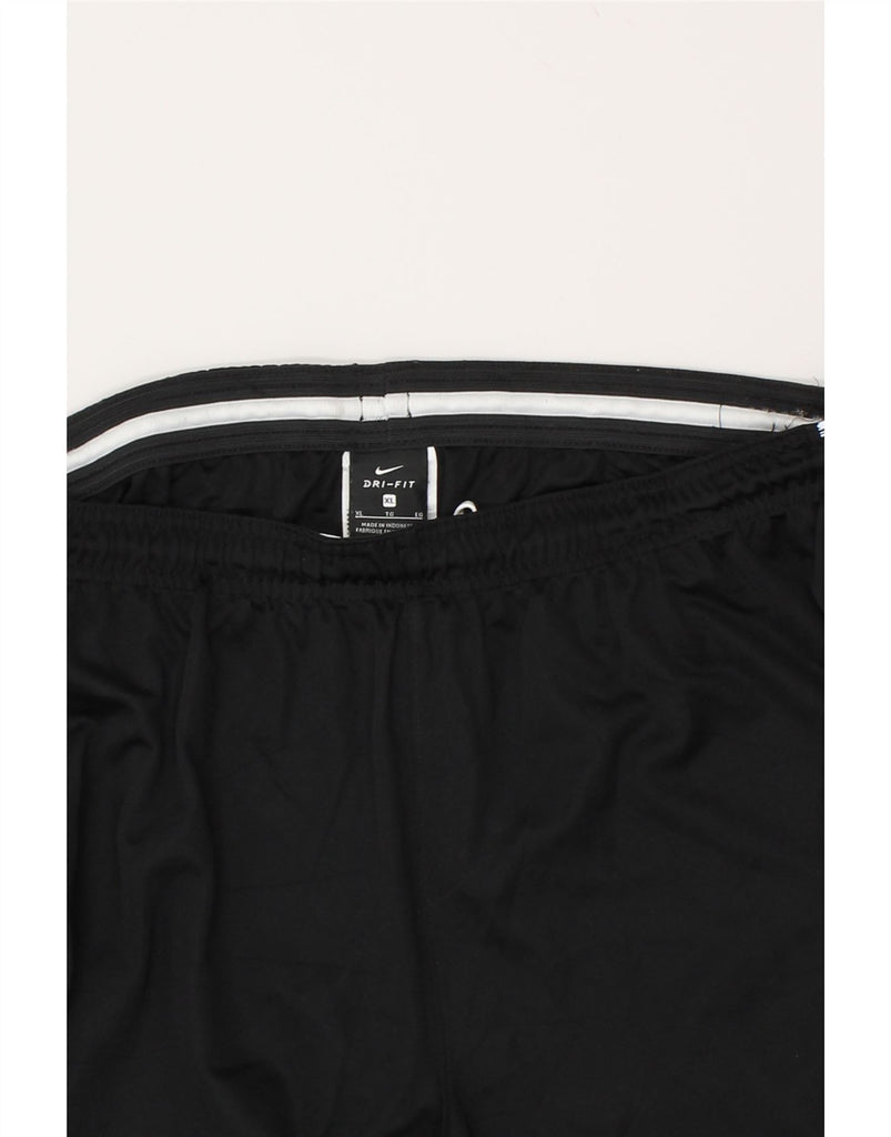 NIKE Mens Dri Fit Sport Shorts XL Black Colourblock Polyester | Vintage Nike | Thrift | Second-Hand Nike | Used Clothing | Messina Hembry 