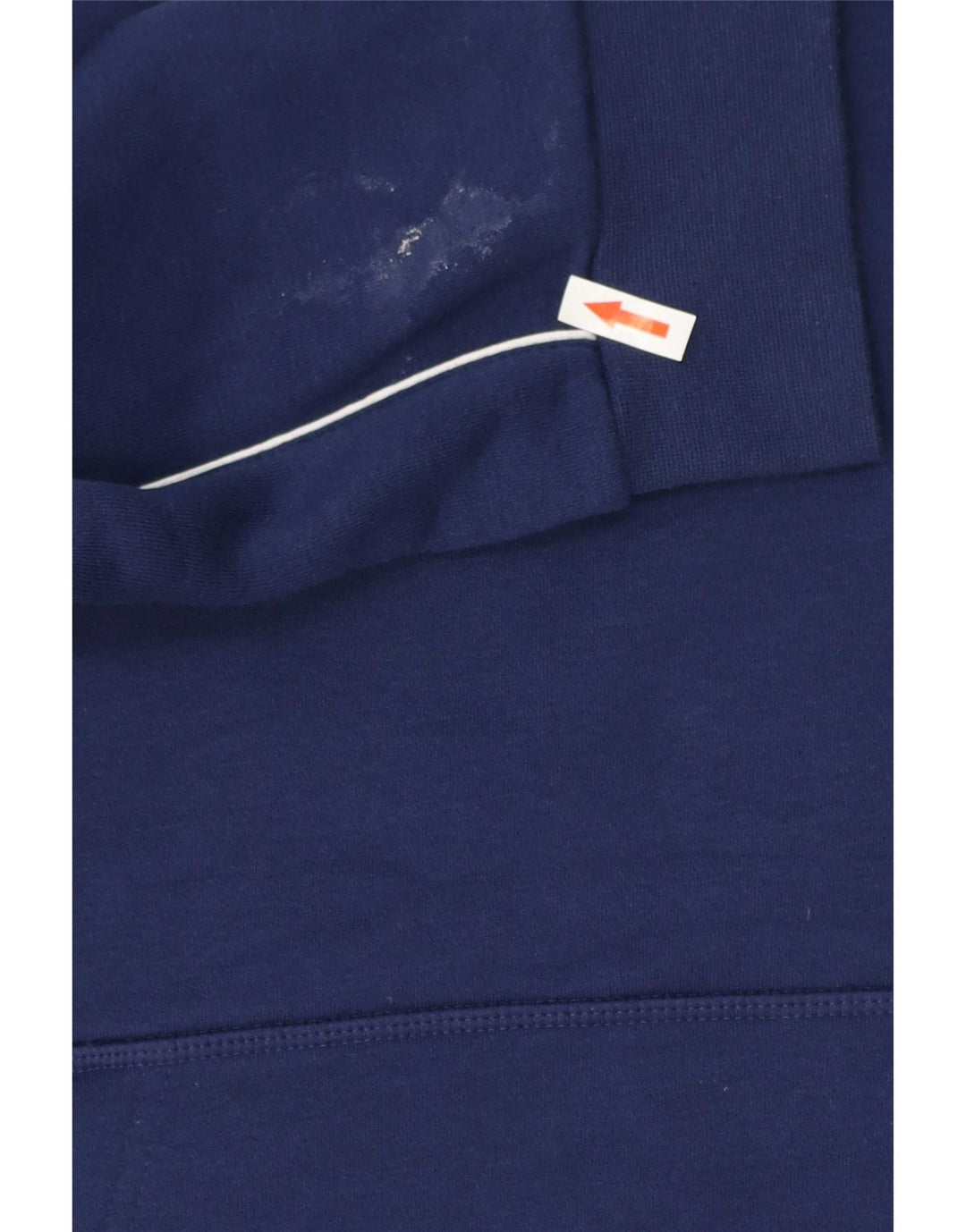 Adidas Mens Hoodie Jumper Medium Navy Blue Cotton