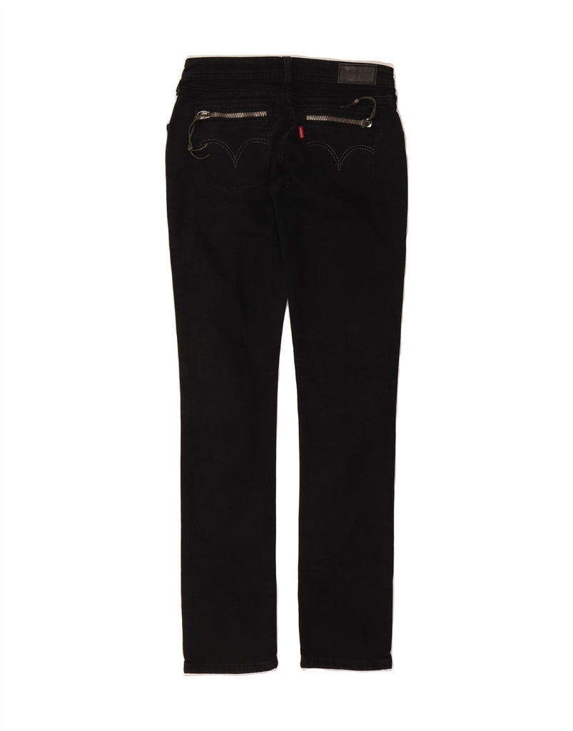 LEVI'S Womens Slim Jeans W29 L34 Black Cotton Vintage Levi's and Second-Hand Levi's from Messina Hembry 