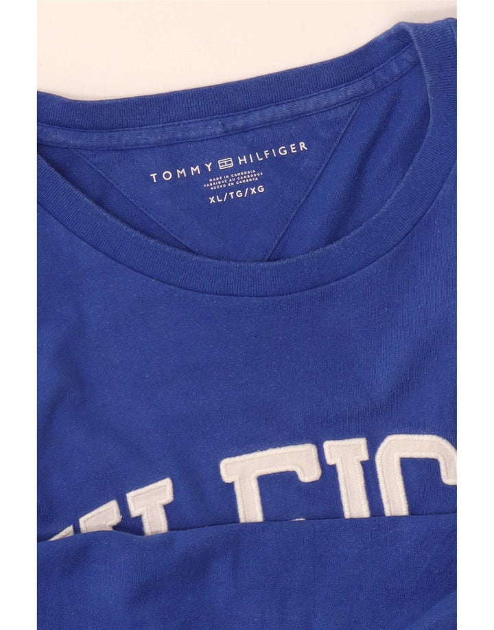 Tommy Hilfiger Mens Graphic T-Shirt Top XL Blue