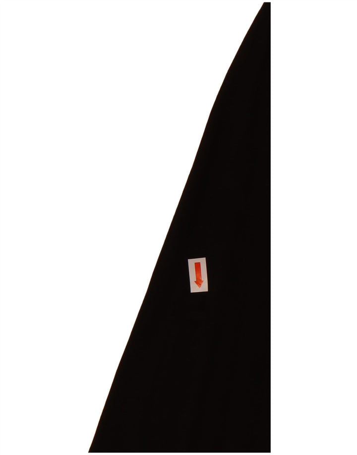 French Connection Womens Long Sleeve Blouse Top UK 10 Small Black Lyocell