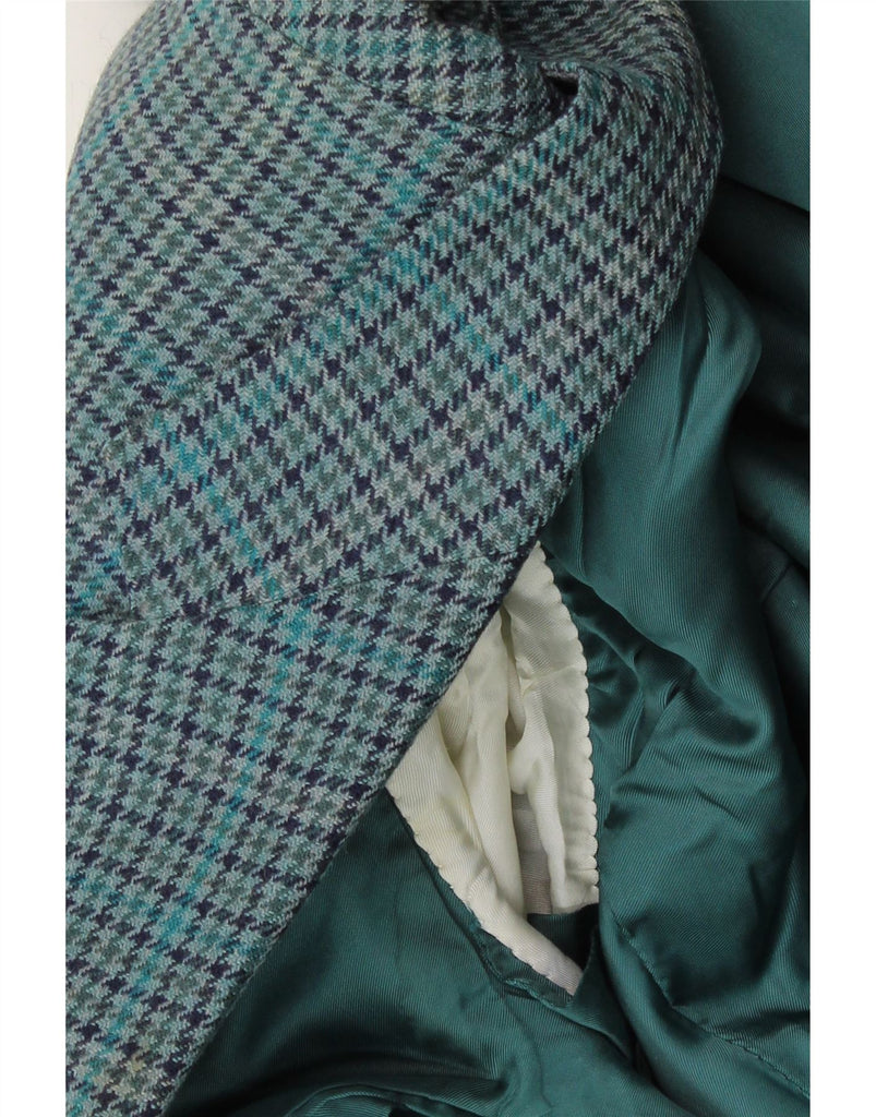 CANALI Mens 2 Button Blazer Jacket IT 50 Large Blue Houndstooth Wool Vintage Canali and Second-Hand Canali from Messina Hembry 