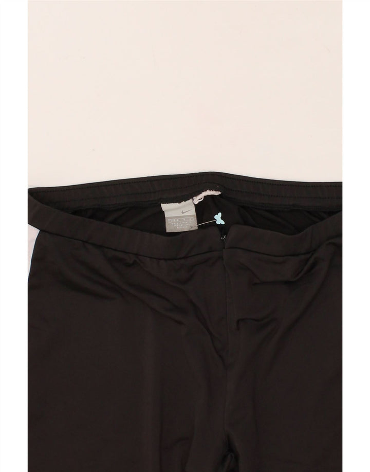 NIKE Womens Tracksuit Trousers UK 12/14 Medium Black Colourblock Vintage Nike and Second-Hand Nike from Messina Hembry 