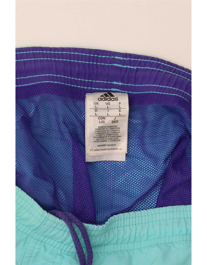 Adidas Mens Swimming Shorts Large Blue Polyamide