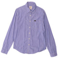 Lee Mens Shirt Medium Blue Pinstripe Cotton
