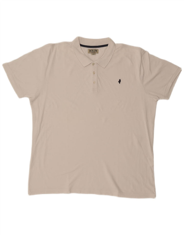 Marlboro Classics Mens Polo Shirt 4XL White