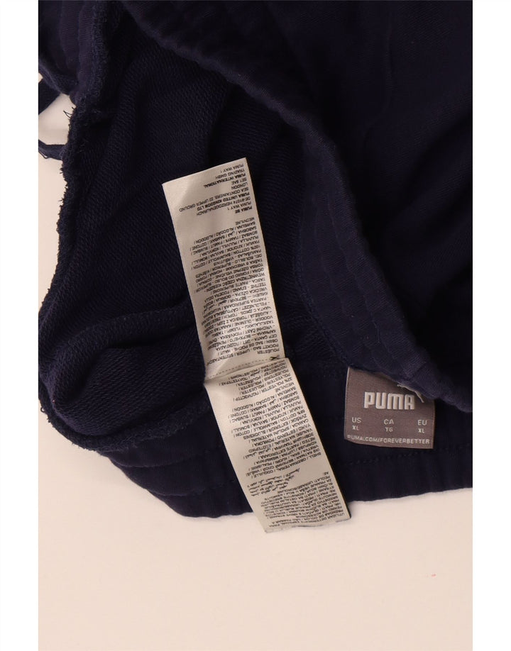 Puma Mens Sport Shorts XL  Navy Blue Cotton