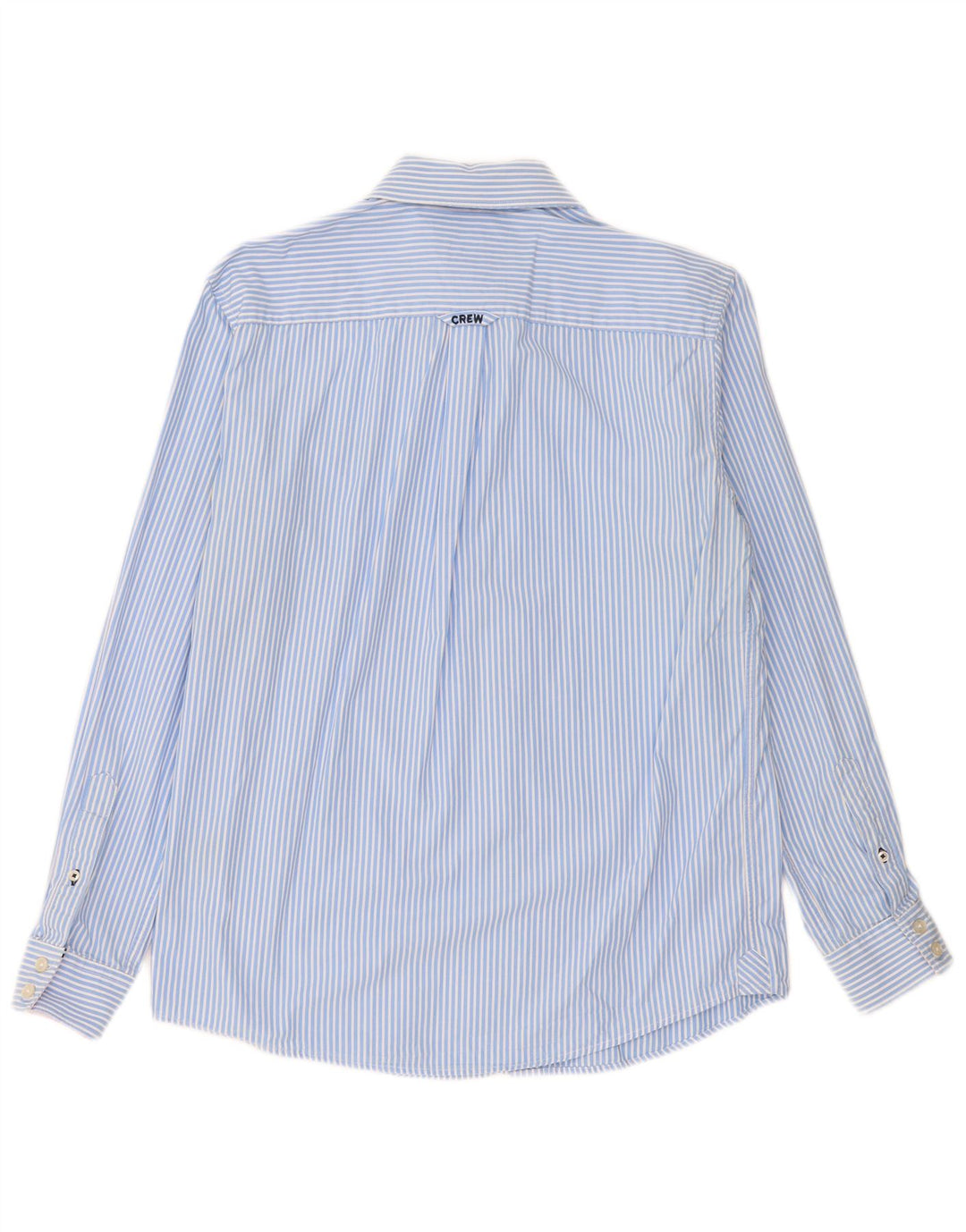 Crew Clothing Mens Classic Fit Shirt Medium Blue Pinstripe Cotton