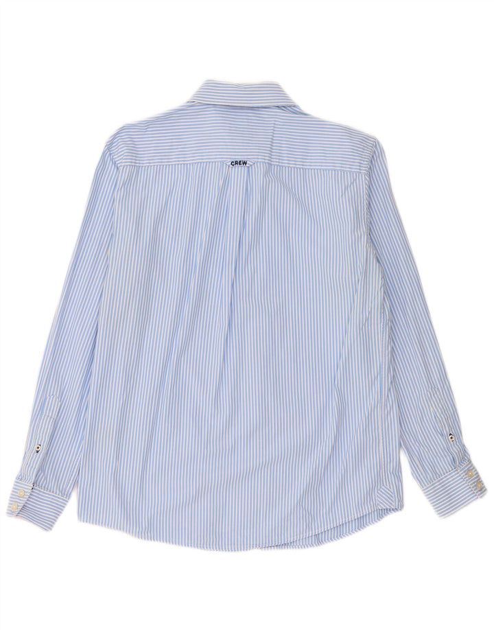 Crew Clothing Mens Classic Fit Shirt Medium Blue Pinstripe Cotton
