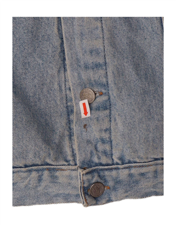 VINTAGE Mens Denim Jacket UK 42 XL Blue Cotton Vintage Vintage and Second-Hand Vintage from Messina Hembry 