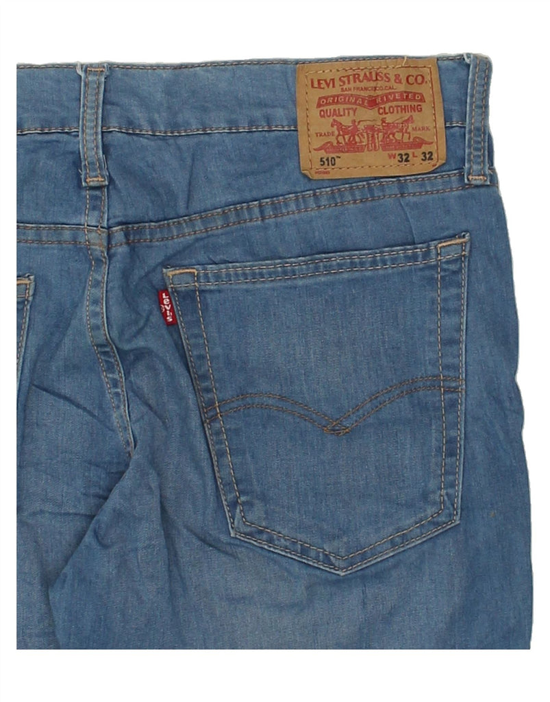 LEVI'S Mens 510 Slim Jeans W32 L27 Blue Cotton | Vintage Levi's | Thrift | Second-Hand Levi's | Used Clothing | Messina Hembry 