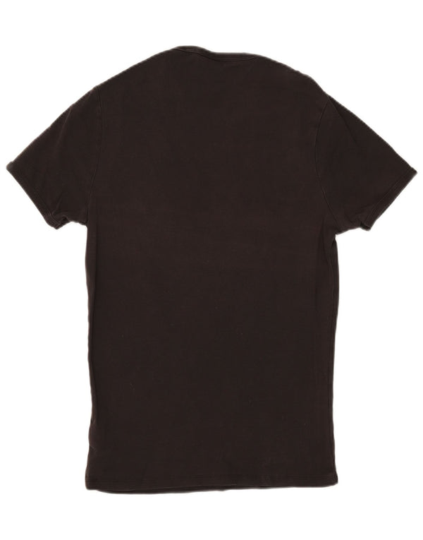 G-Star Mens T-Shirt Top Medium Black Cotton