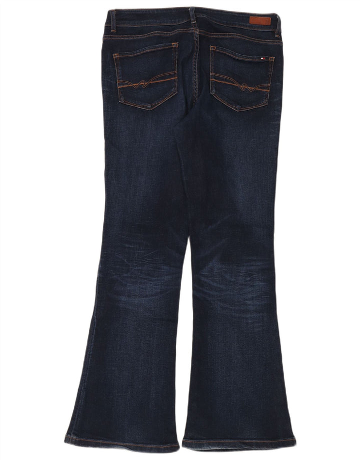 Tommy Hilfiger Womens Rome Regular Fit Bootcut Jeans W32 L32 Navy Blue
