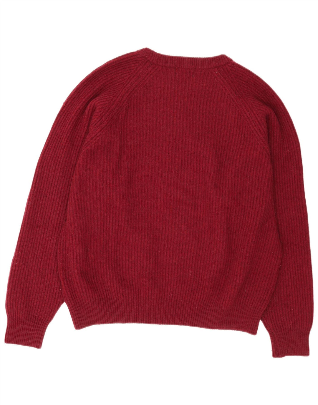 Kappa Mens Crew Neck Jumper Sweater XL Burgundy Wool