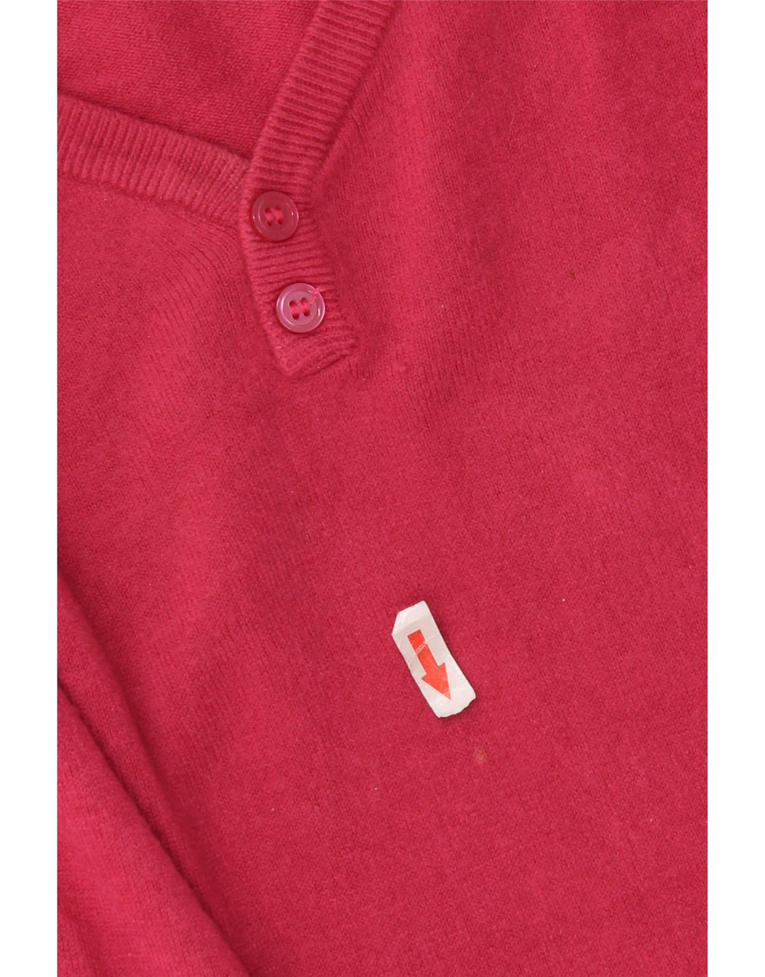 Marks & Spencer Womens V-Neck Jumper Sweater UK 16 Large Pink