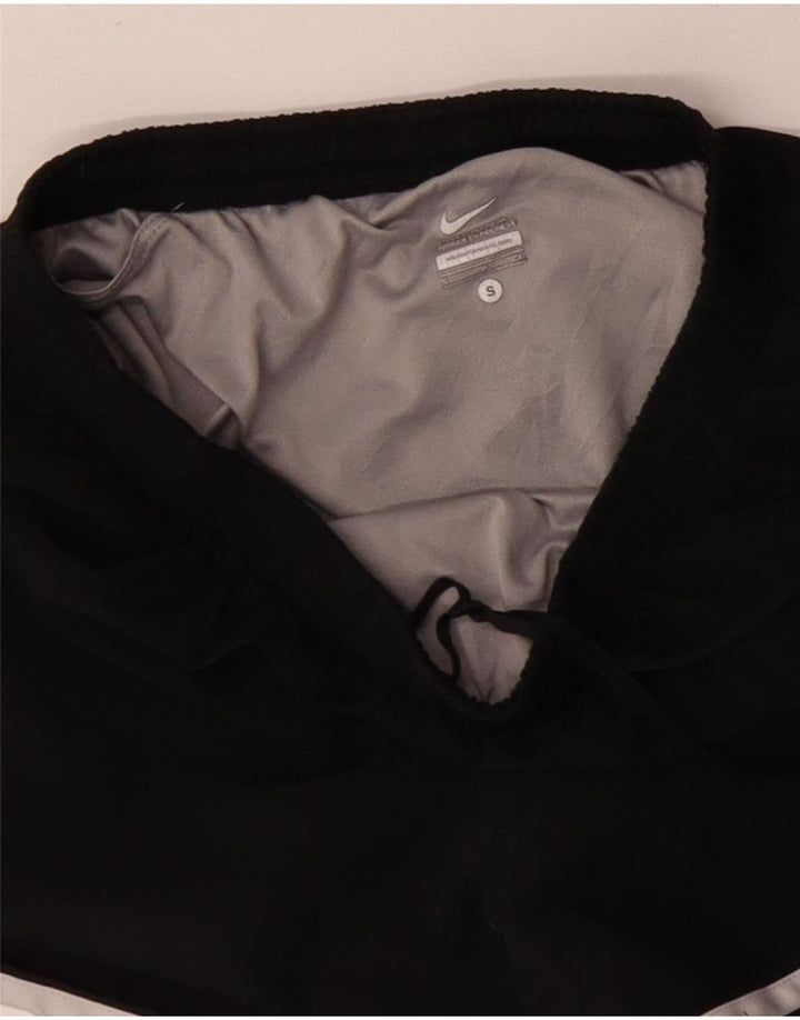 Nike Womens Sport Shorts UK 8 Small Black Polyester