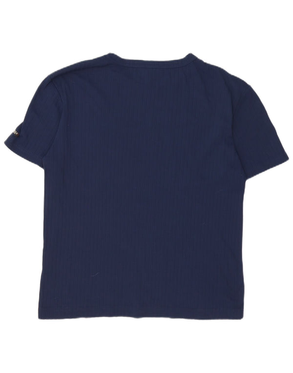 Guess Womens T-Shirt Top UK 18 XL Navy Blue