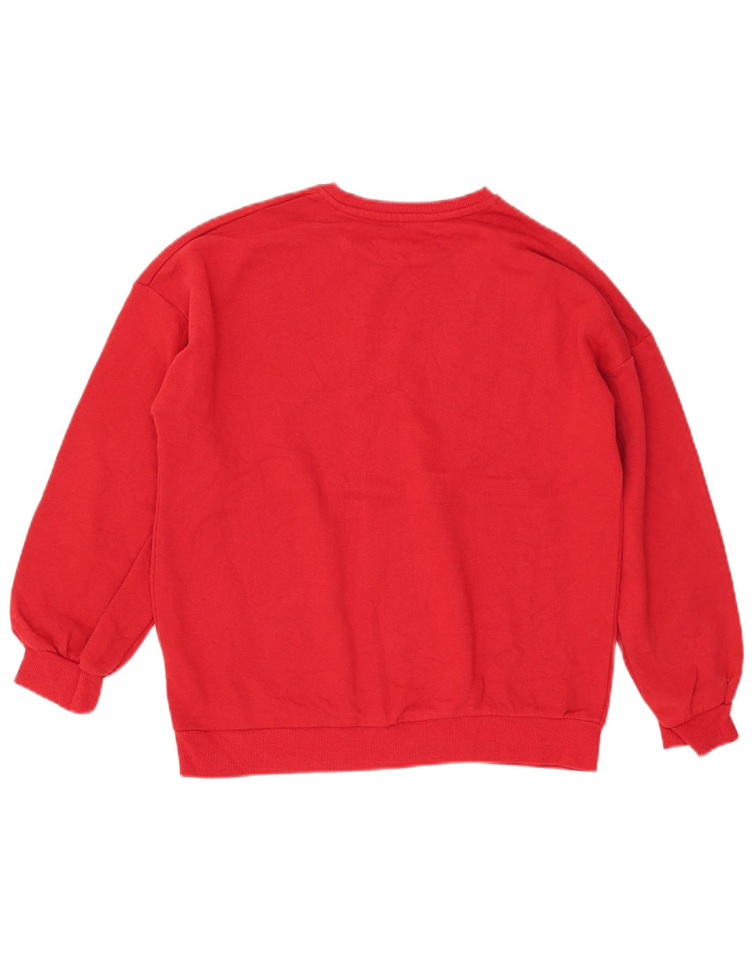 MARKS & SPENCER Girls Sweatshirt Jumper 12-13 Years Red Cotton