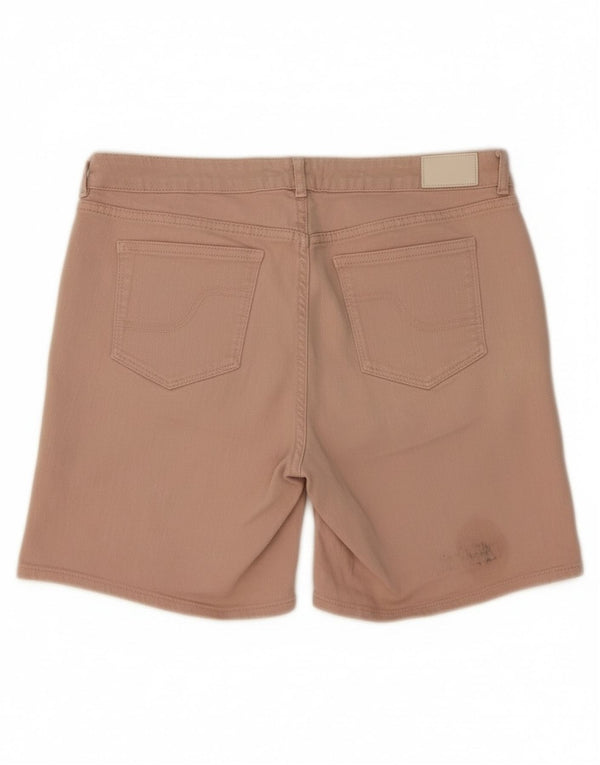 Fat Face Womens Denim Shorts UK 10 Small W27 Pink Cotton