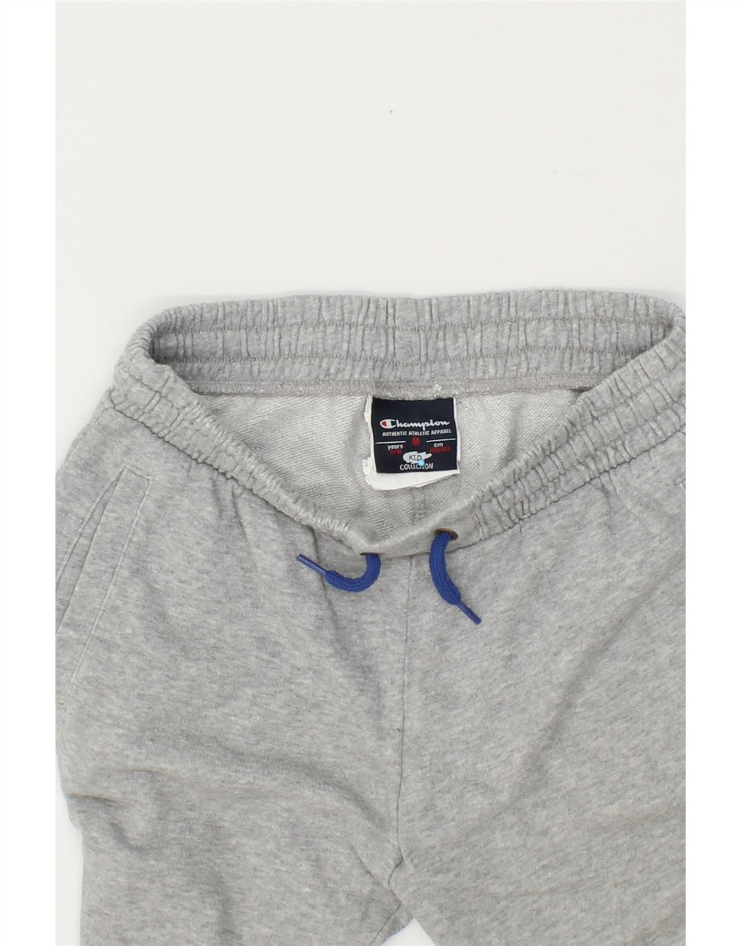 CHAMPION Boys Graphic Tracksuit Trousers Joggers 9-10 Years Medium Grey Vintage Champion and Second-Hand Champion from Messina Hembry 