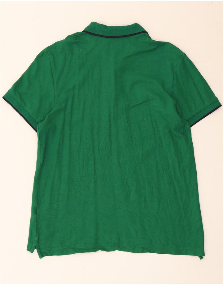LOTTO Mens Polo Shirt Large Green Cotton