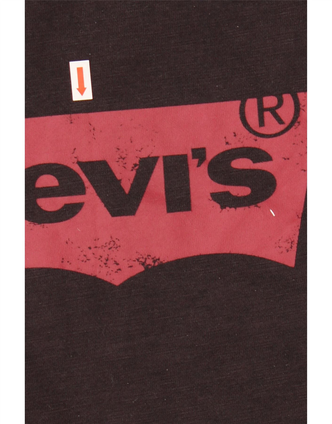 Levi's Mens Graphic Sweatshirt Jumper Medium Black Cotton