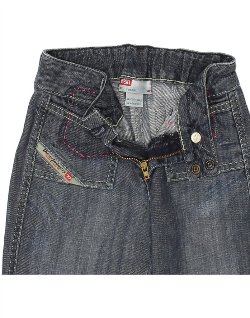 DIESEL Girls Bootcut Jeans 6-7 Years W22 L24 Blue Cotton Vintage Diesel and Second-Hand Diesel from Messina Hembry 