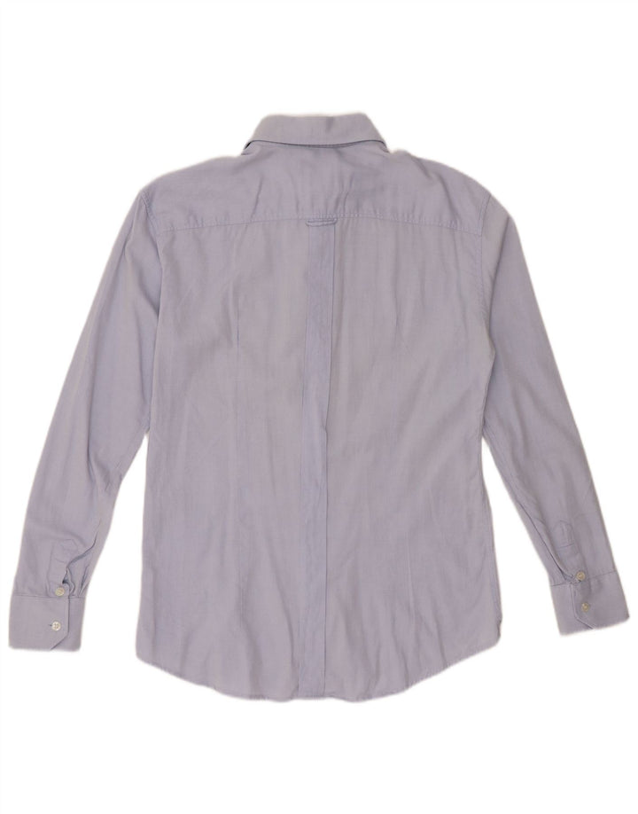 DOLCE & GABBANA Mens Shirt Medium Blue Cotton