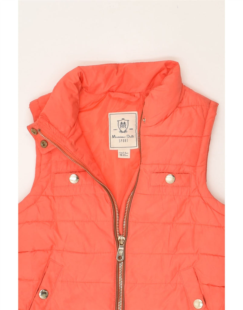 MASSIMO DUTTI Girls Padded Gilet 5-6 Years Pink Polyester | Vintage Massimo Dutti | Thrift | Second-Hand Massimo Dutti | Used Clothing | Messina Hembry 